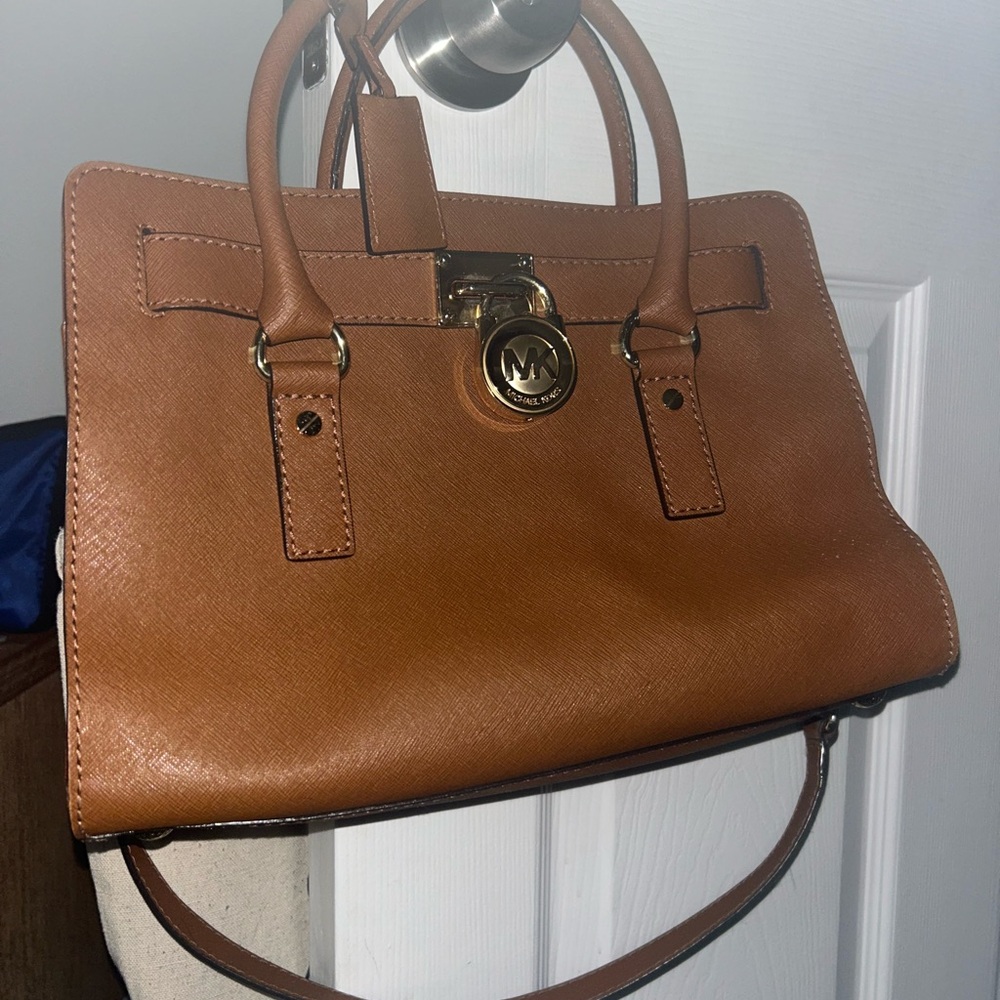 Michael Kors Brown Leather Satchel